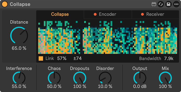 Collapse, a Max for Live device